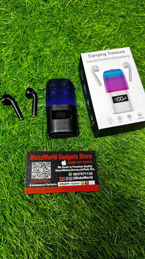 Stylish Earbuds & Digital Speaker Charging Case