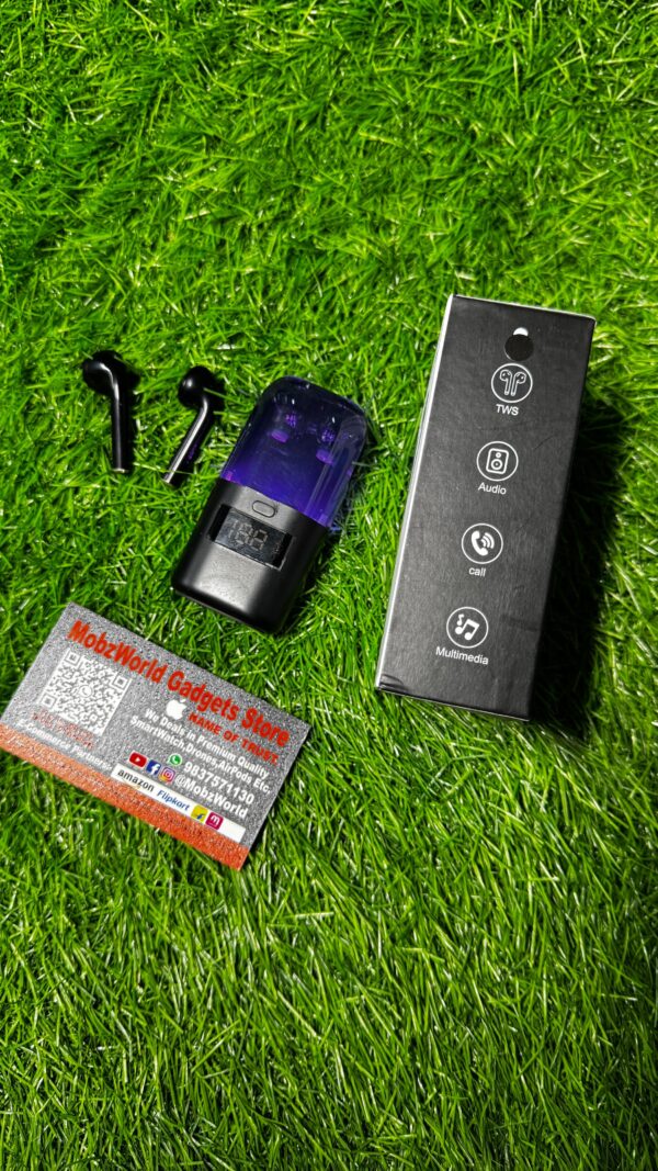 Stylish Earbuds & Digital Speaker Charging Case